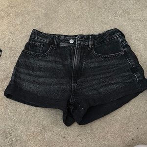 pacsun black mom shorts